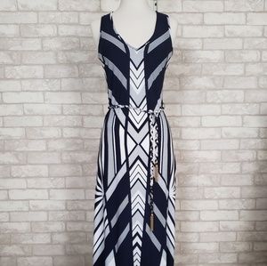 Cache Art Deco Maxi Dress - Mint Condition - SZ 0